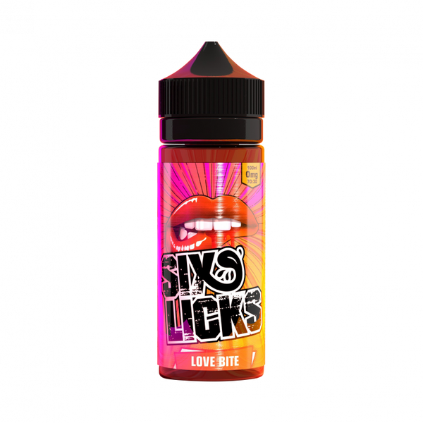 Six Licks Love Bite 100ML 0MG