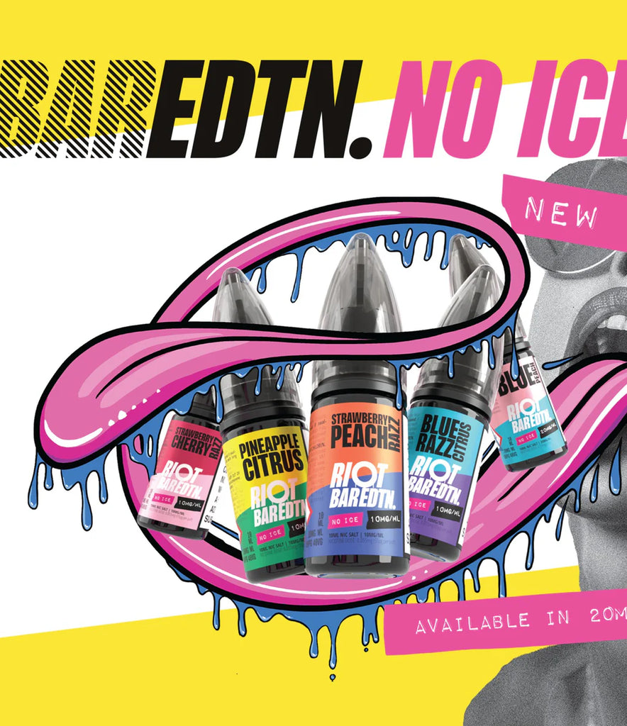 Riot Squad Bar Edition NO ICE Nic Salt 10ml 5mg/10mg/20mg  Vapers Cave UK