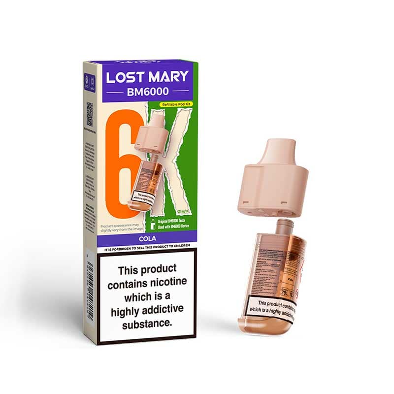 Lost Mary BM6000 Pod Kit (REFILLS ONLY) NEW Vapers Cave UK Lost Mary BM6000 Pod Kit (REFILLS ONLY) NEW Vapers Cave UK