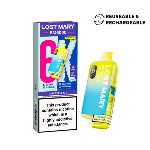 LOST MARY BM6000 Refillable Pod Kit (NEW)