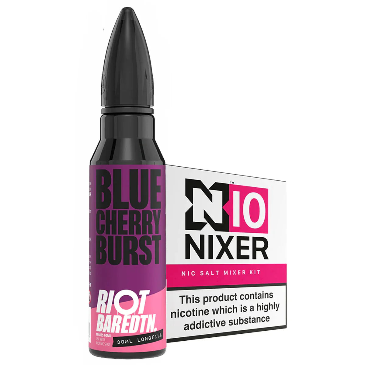 RIOT Squad NIXER E-Liquid High VG/PG - Nic Salt/Freebase Vapers Cave UK RIOT Squad NIXER E-Liquid High VG/PG - Nic Salt/Freebase Vapers Cave UK