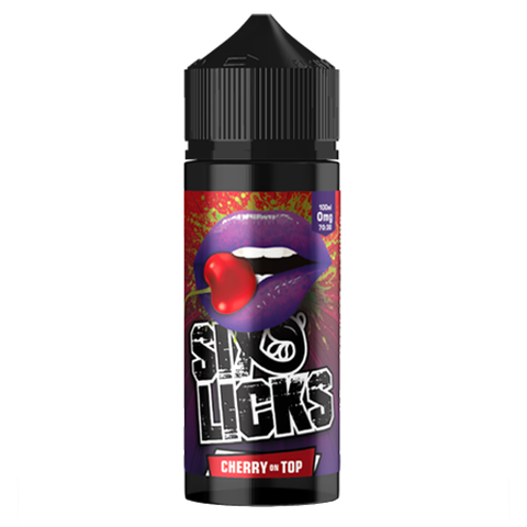 Six Licks Cherry On Top E-Liquid 100ML 0MG
