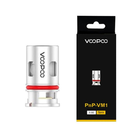 VooPoo Vinci PnP Replacement Coils VM1 0.3/ VM5 0.2 Ohm (5Pack)