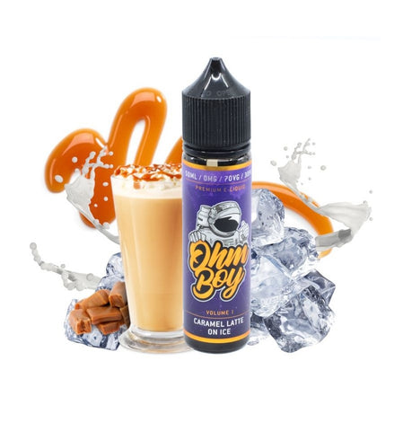 Ohm Boy Cosmic Coffee Caramel Latte On Ice 50ml 0mg