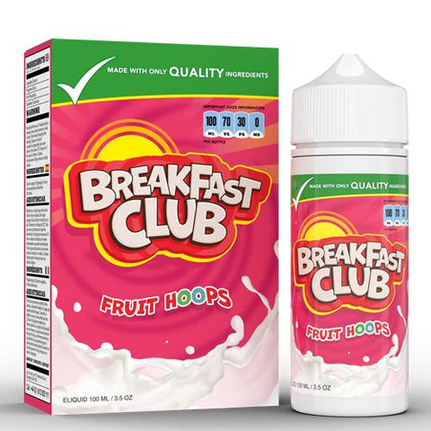 Breakfast Club Fruit Loops 100ML 0MG E-Liquid